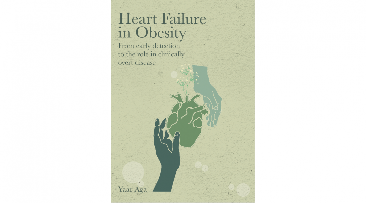 Omslag proefschrift 'Heart failure in obesity. From early detection to the role in clinically overt disease'
